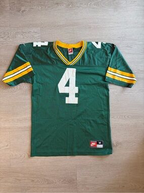 Nike Green Bay Packers #4 Favre Football Jersey